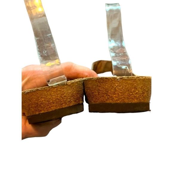 euroWellness Balance Leather Metallic Sandals 8.5 - Picture 5 of 7